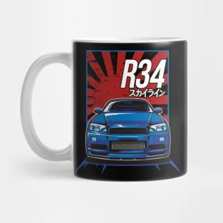 Nissan Skyline R34 Mug